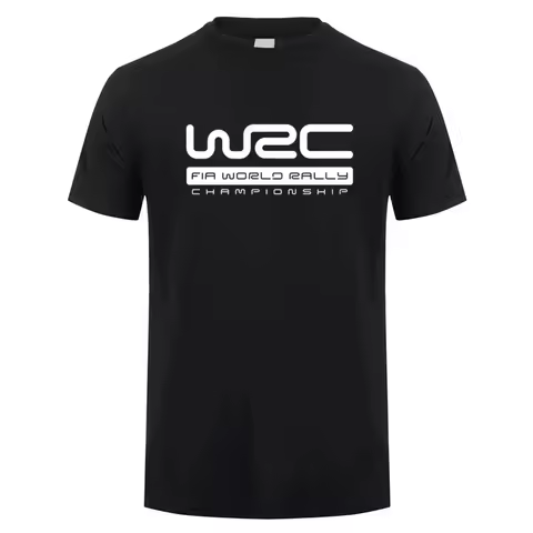 2025 new model World Rally Championship WRC T Shirts Fashion Men Summer Short Sve Cotton Mans T Shir