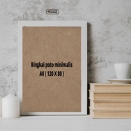 Jumbo photo Frame A0 (120 x 80) Minimalist fiber Frame WITHOUT GLASS | Photo frame