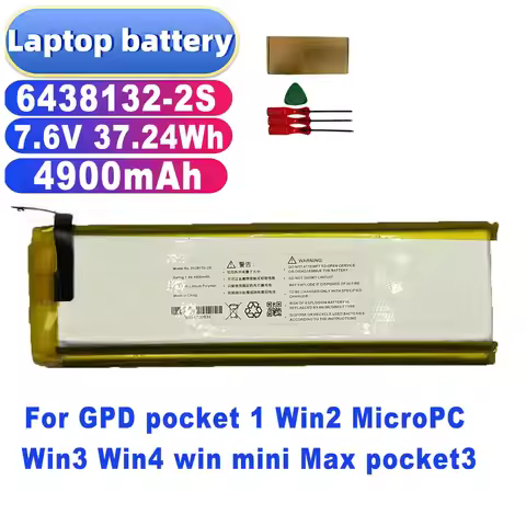 durable and safe notebook Battery 6438132-2S 4139D5 565774-3S for GPD pocket 1 Win2 MicroPC Win3 Win