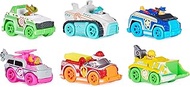 PAW Patrol, True Metal Neon Rescue Vehicle Gift Pack of 6 Collectible Die-Cast Toy Cars, 1:55 Scale, Kids Toys for Boys and Girls Ages 3 and up