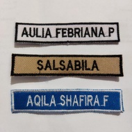 Custom Computer Embroidery Name Bet ATLAS 02 294 Size 1.8x8.5cm Neat Stitching Professional Embroide