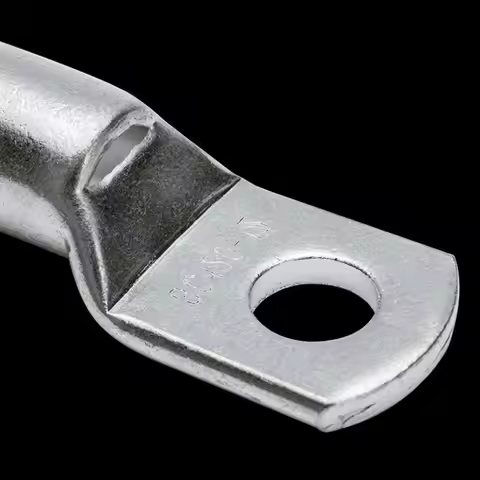 10Pcs SC16/25/35-6 Copper Ring Connector Bolt Hole Wire Lug Ring Terminal 4/6/8/10mm Tin-Plated Copp