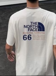 外國優惠預訂 the north face 66。拼色logo tee
