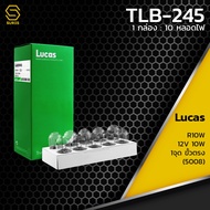 Car Light Bulbs R10W 1 Point Straight Terminal 1 Socket 12V 10W (5008) BA15S LUCAS Brand 1 Box Conta