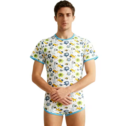 horse printing bodysuit/adult onesie/adult baby romper/abdl clothes