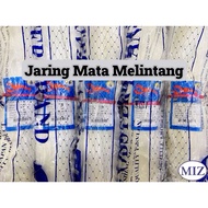 040 x 3" 3 1/2" 6 1/2" 7" 8" x 40MD x 91.4MTR Fishing Net Jaring Tangsi Pukat Ikan Senangin Ikan Par