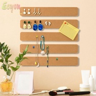 ECYOU Pushpin Cork Board, Self Adhesive Frameless Self Adhesive Cork Board, Multifunctional Removabl