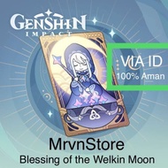 Genshin impact - Blessing of the Welkin Moon (Via UID Tidak perlu Logi