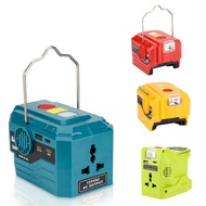 200W AC220V  Inverter LED Work Light Power Bank Charger For Bosch For DeWalt For Makita For Milwauke