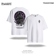 BUJANG ORGEN T-Shirt - " TSUKOYOMI" - Regular Fit White Series T-Shirt