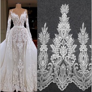 1 Meter Premium Designer Border Lace for Wedding Dress / Border Lace 60cm width