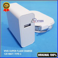 CHARGER VIVO ORIGINAL ASLI 120 WATT 120W X7 PRO V25 V27 PRO FAST CHARGING DUAL MESIN FLASH CHARGE HI