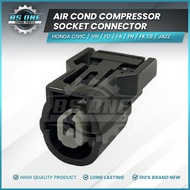 🚀1 PIN HONDA SOCKET🚀1PIN HONDA CIVIC VIII FD , FA , FN , FK 1.8 / JAZZ /CR-V AIR COMPRESSOR SOCKET C