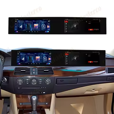 21 Inch Dual Screen Android Car Radio Carplay Screen For BMW 5 Series E60 2003-2010 Multimedia Playe