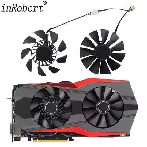 For ASUS GTX 980 970 780Ti 780 3090X R9 390 290X 290 280X 280 Video Card Fan 95MM FD9015U12S 5Pin Gr