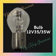 Clearance ⭐️⭐️⭐️ Bulb Mentol motor motorcycle motosikal 12V35/25W no box no brand color unknown