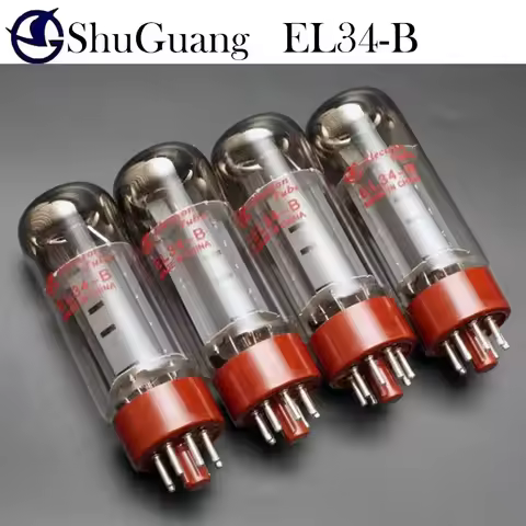 Shuguang EL34-B EL34 Vacuum Tube Replace 6CA7 EL34B 6P3P 5881 6550 KT88 EL34M EL34 Tube Amplifier Ki