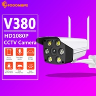 FOGOMOVE-MALL IP67 waterproof V380 cctv camera  wireless connect phone  for house cctv camera outdoor With voice night vision 360