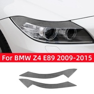 For BMW Z4 Series E89 2009-2015 Car Accessories Carbon Fiber Car Headlights Eyebrows Eyelids Trim Co