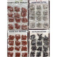 12PCS PELBAGAI ASAM PAPAN MASAM MANIS ASAM BOI ASAM MASIN MERAH CINTA MADU KUNING PRESERVED FOOD BUA