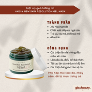 [Hàng có sẵn] Mặt nạ gel dưỡng da AXIS-Y New Skin Resolution Gel Mask 100ml [Glow Beauty]