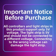 RUILUO | RGB LED Strip Light 5V