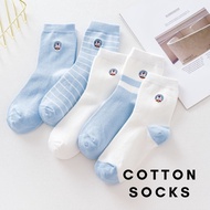 Mid-length tube cute Doraemon Cotton Socks sports socks Cute Socks