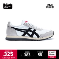 Onitsuka Tiger鬼塚虎男女鞋休闲鞋子透气运动鞋减震慢跑鞋DUALIO D6K3N 白色/黑色100 42.5