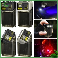 Bv✿  LED+COB 380LM 6 Light Modes Mini Keychain Flashlight 1200mAh for Hiking Camping