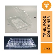 [READY STOCK] TP-6L/ GO3L Plastic Tray / Disposable Packaging Food Tray / Bekas Makanan [Loose/1Pcs]
