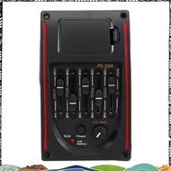 5-Band Tone Controls EQ Equalizer Tuner PS-500 5-Band Acoustic Guitar EQ Preamp Equalizer Pickup Aco