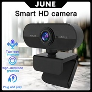 June Computer Webcam HD For PC 2K Min i Web Camera with Microphone USB 2.0 Web Cam For Mac Laptop De