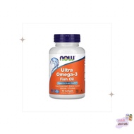 โอเมก้า 3 NOW Foods Omega-3 180 EPA /120 DHA 30 100 200 เม็ด (Softgels) น้ำมันปลาของแท้จากอเมริกา