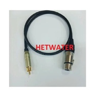 Canare L2T2S 8 Meter XLR Neutrik Female to RCA Amphenol Male Cable