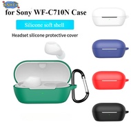 for Sony WF-C710N Case Silicone Soft Cases WFC710N C710N Shockproof Shell Protective Sleeve with Hoo