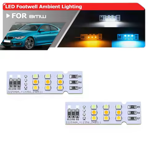 For 2013-2021 BMW 4Series F32 F33 F36 M4 F82 F83 Canbus Bimmer LED Under Dash Courtesy Lights Interi