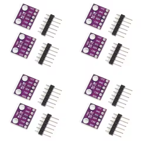 Y43A-8PCS BME280 3.3V Sensor Module Atmospheric Pressure Temperature Humidity Sensors I2C SPI Breako