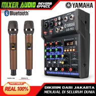 YAMAHA G4B-PRO Professional Audio Mixer 4 channel small mixer Built-in UHF wireless microphone 2 handheld 80M receiving