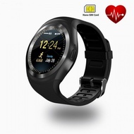 Y1M Heart Rate Monitor Bluetooth Fitness Tracker Smartwatch Support Sim Card