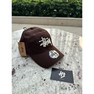 STÜSSY NEW ERA 9TWENTY BASIC STRAPBACK BROWN