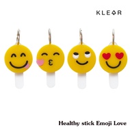 KlearObject Healthy stick - Emoji Love ที่กดปุ่มอนามัย ที่กดปุ่มลิฟท์ ที่กดปุ่มATM แท่งกดปุ่มอะคริลิค พวงกุญแจ