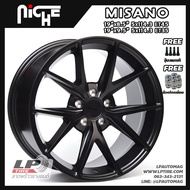 [ส่งฟรี] ล้อแม็ก NICHE แท้ รุ่น MISANO ขอบ19" 5รู114.3 สีMatteBlack หน้า8.5" หลัง9.5" Road Wheels จาก USA จำนวน 4 วง