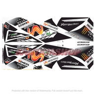 STIKER STRIPING LIS BODY MOTOR YAMAHA R15 V2 VARIASI MOVISTAR HITAM FULL SET