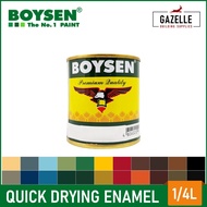 Boysen Quick Dry Drying Enamel Paint 1/4l For Wood Metal Surfaces