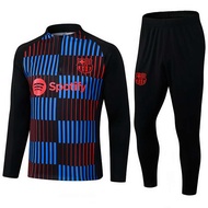 2425 New Club Algeria Ajax Barcelona Baymax R Long Sleeve Football Training Suit Set