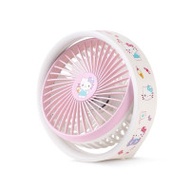 ClueBox x Sanrio CB-HFS5-L1 便攜式桌面風扇燈 - Hello Kitty | 三檔風速 | 三段亮度燈光 | 配備背部掛鉤 | 香港行貨