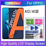 Spot goods✠☇Original OPPO A12 LCD Display Touch Screen Digitizer For OPPO A12E LCD With Frame Repla