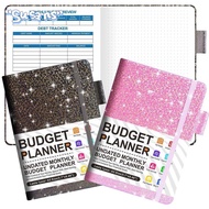 SUSANS A5 Cash Budget Planner Book, Undated Multifunctional Monthly Finance Organizer, Portable Effe