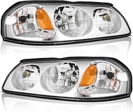 WEELMOTO For 2000-2005 Chevy Impala Headlights Assembly, 2000 2001 2002 2003 2004 2005 00-05 Chevy I