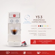 Global illy Y3.3 iperEspresso Coffee Machine (Red/White/Blue/Black)
